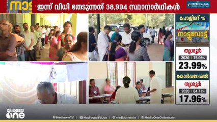 തൃശൂരിൽ വാശിയേറിയ പോരാട്ടം.. ആദ്യ മണിക്കൂറുകളിൽ ഉയർന്ന പോളിങ്..