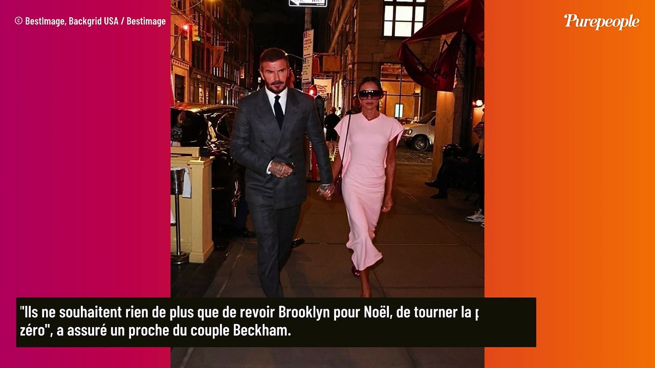Victoria et David Beckham mettent toutes les chances de leur côté pour faire la paix avec leur fils Brooklyn