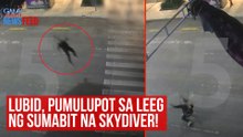 Lubid, pumulupot sa leeg ng sumabit na skydiver! | GMA Integrated Newsfeed