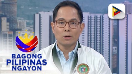 Panayam kay DOH Spokesperson Asec. Albert Domingo ukol sa preparation ng ahensya para sa holiday-related health issues