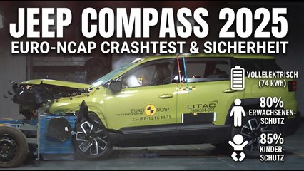Euro-NCAP Crashtest Jeep Compass 2025: Sicherheit & Technik