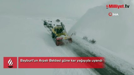 Kar bir anda bastırdı, kent beyaza büründü! Pazar gününe kadar dikkat