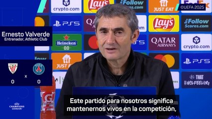 RUEDA de prensa de ERNESTO VALVERDE tras el ATHLETIC 0 - PSG 0