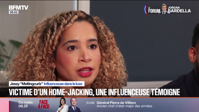 On ne se sent plus en sécurité : victime d'un violent home-jacking, l’influenceuse Meltingcurltz témoigne au micro de BFMTV