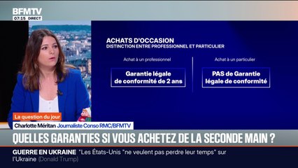 Quelles sont les garanties qui existent si vous achetez de la seconde main?