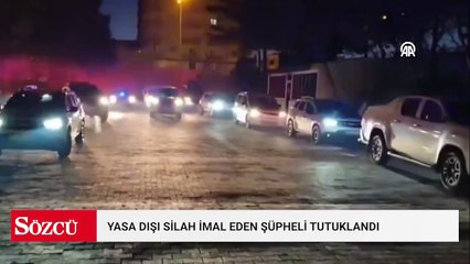Yasa dışı silah imal ettiği öne sürülen şüpheli tutuklandı