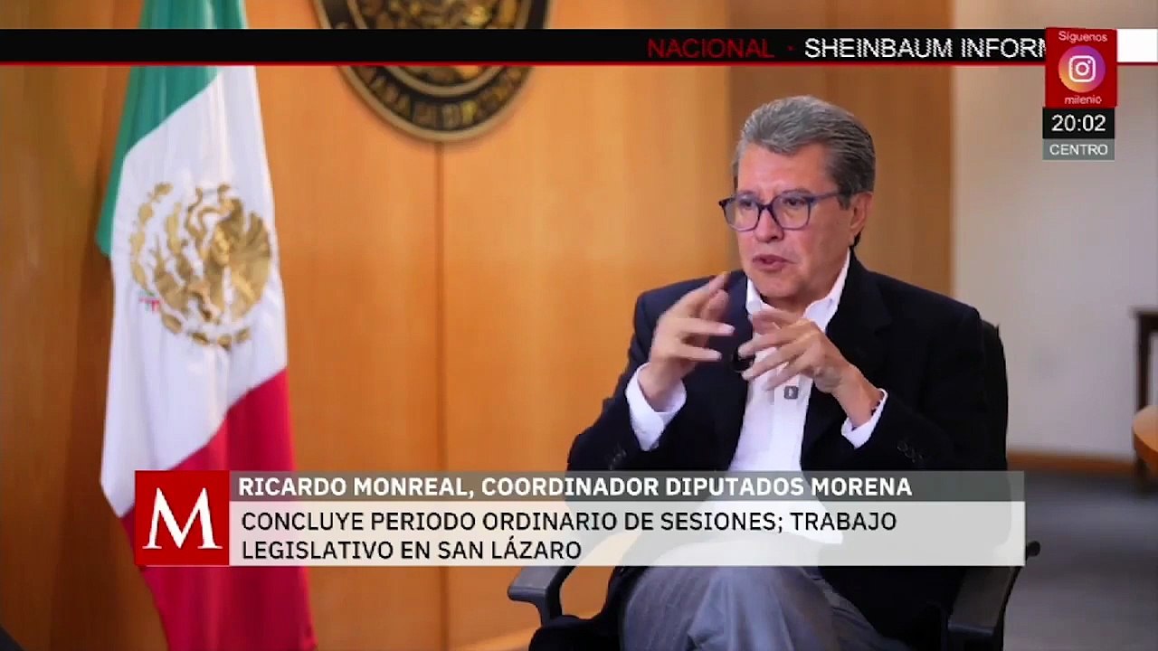 Ricardo Monreal anuncia reformas prioritarias: Electoral, revocación de mandato y jueces sin rostro
