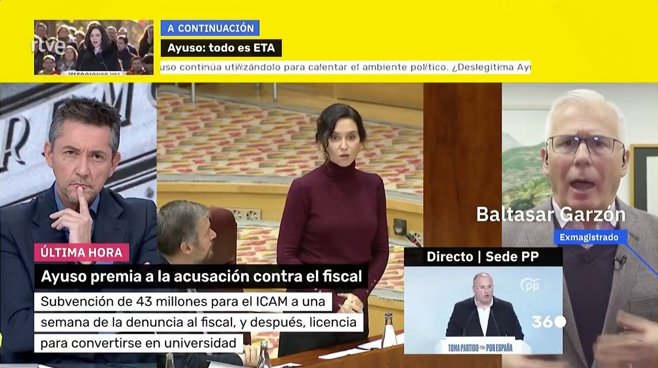 Ayuso se harta de las mentiras de Javier Ruiz y demanda a su programa en TVE