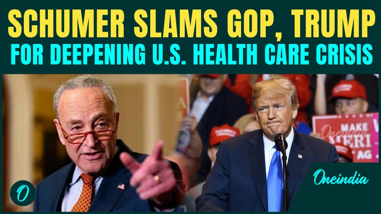 US News: Chuck Schumer BLASTS GOP, Trump over Healthcare | Democrats VS Republicans on Obamacare