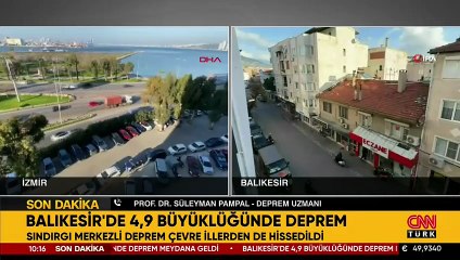 4.9'luk deprem sonrası uzman isim Prof. Dr. Süleyman Pampal, CNN TÜRK'te açıkladı: Olağandışı bir durum