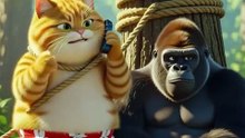 Cat & Gorilla Kidnapped in the Forest?! 😂📱 | Funniest Escape Scene Ever!