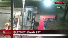 Zonguldak'ta çocuklar büfenin kilidini çözdü: İşletmeci isyan etti