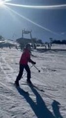 Skier Takes Her Down Old Lady After Falling While Trying to Swerve