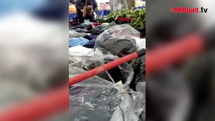 Eşofman hırsızı çocuğu iple bağlayıp videosunu çektiler