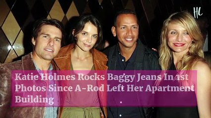 Katie Holmes Rocks Baggy Jeans In 1st Photos Since A-Rod Left Her Apartment Building