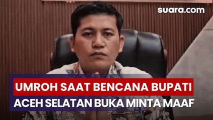 Bupati Aceh Selatan Mirwan MS Minta Maaf Terkait Polemik Banjir