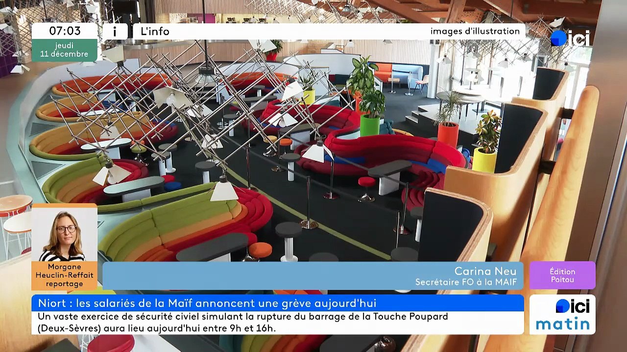 11/12/2025 - ici matin par ici Poitou en vidéo