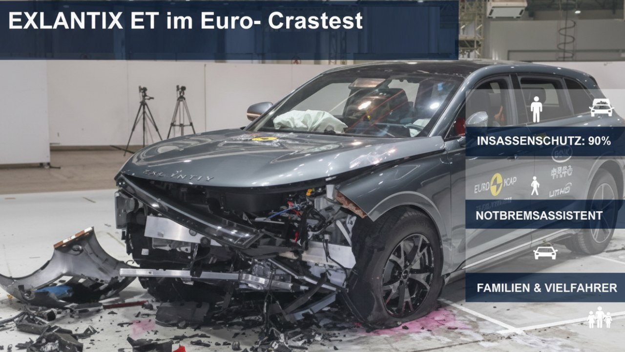 Elektro-SUV EXLANTIX ET: Euro-NCAP Bewertung im Detail
