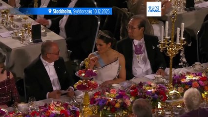 “Nem tűnik úgy, hogy minden remény elveszett” - Krasznahorkai László átvette az irodalmi Nobel-díjat