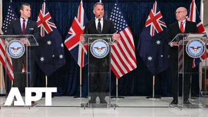 Hegseth, Healey & Marles Push AUKUS at Pentagon, Sidestep Ukraine, Trump Questions | APT