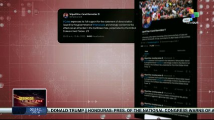 Pres. Díaz-Canel has expressed full support for Venezuela