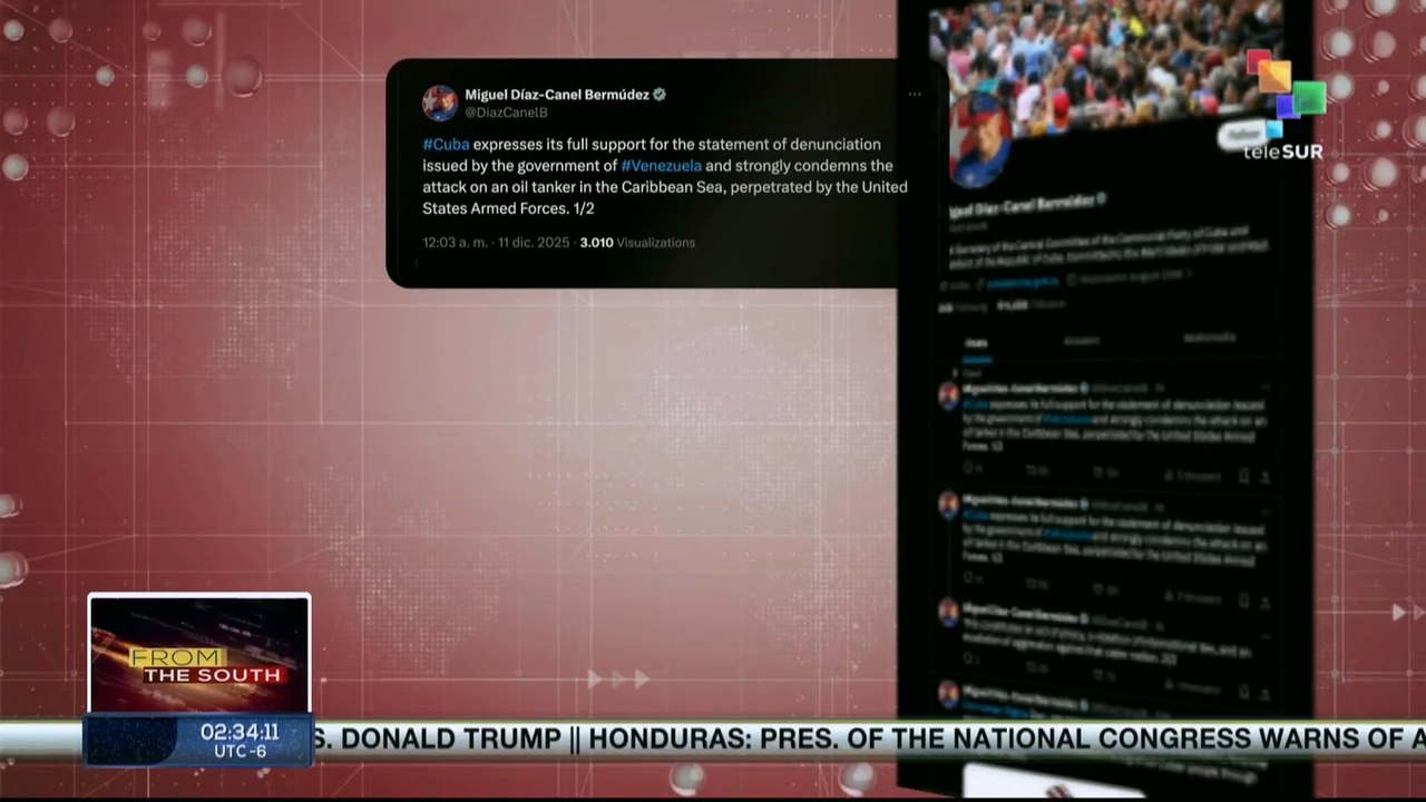 Pres. Díaz-Canel has expressed full support for Venezuela