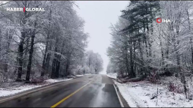 Ordu'nun yüksek kesimleri beyaza büründü