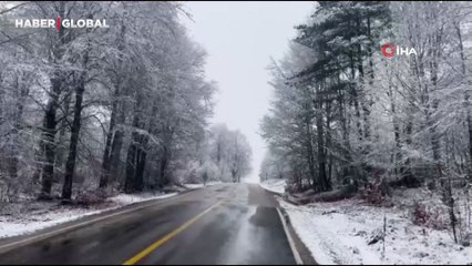 Ordu'nun yüksek kesimleri beyaza büründü