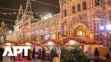 Moscow Turns Into Dazzling Winter Wonderland as Festive Lights Draw Crowds Across the City | APT