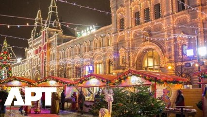 Moscow Turns Into Dazzling Winter Wonderland as Festive Lights Draw Crowds Across the City | APT