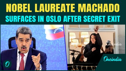 Nobel Laureate Machado EMERGES in Oslo in STUNNING Public Return | SLIPS PAST Maduro’s Crackdown