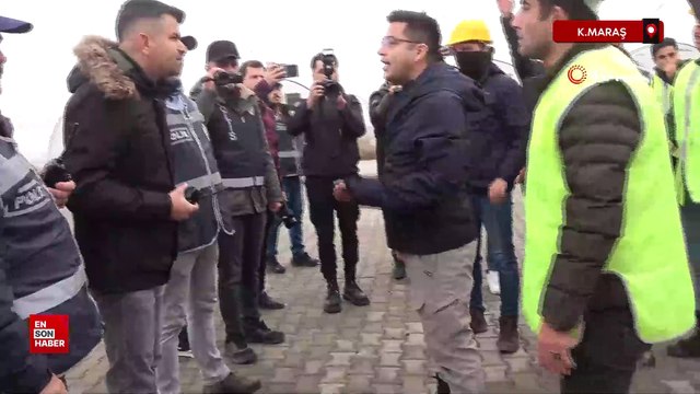 Kahramanmaraş'ta taşlı sopalı olaylara karşı polis ekiplerinden tatbikat