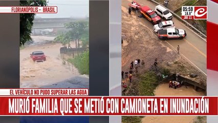 Inundación y tragedia: una familia muere ahogada tras ser arrastrada por la corriente