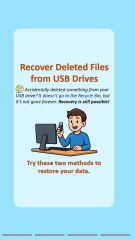 2 Ways to Recover Deleted Files from USB Drives