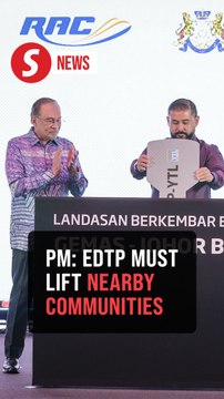 Double-tracking project benefits must reach communities along the line, says PM