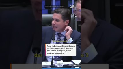 Glauber Braga se salva e fica suspenso por 6 meses após Câmara substituir cassação #shorts