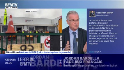 Liquidation judicaire de Brandt: François Bonneau, président de la région Centre-Val de Loire fait part de sa "colère"