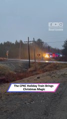 Holiday Train Lights Up the Night While Spreading Hope|| Heartsome 💖