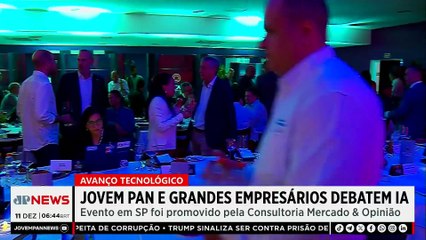 Jovem Pan e grandes empresários debatem IA