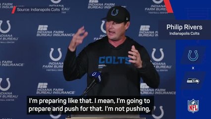 44-year-old grandfather Rivers ready to play against the Seahawks