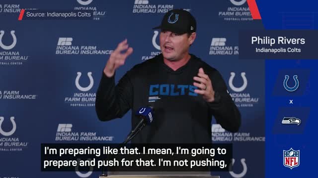 44-year-old grandfather Rivers ready to play against the Seahawks