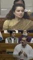 MP Kangana Ranaut criticised the opposition for displaying photos in Parliament.
