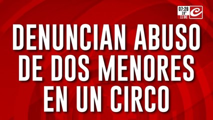 Denuncian abuso de dos menores de edad en un circo salteño