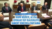 Trump bejelentette, hogy az USA lefoglalt egy olajszállító tankert Venezuela partjainál