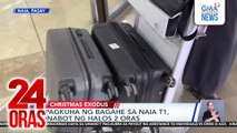 Mahabang pila ng mga sasakyan papasok ng NAIA T3, namerwisyo sa mga pasahero | 24 Oras