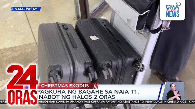 Mahabang pila ng mga sasakyan papasok ng NAIA T3, namerwisyo sa mga pasahero | 24 Oras