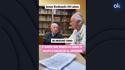 Jesús Redondo, el hombre más longevo de España con 110 años