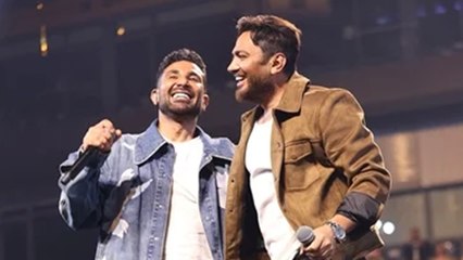 أحمد سعد يزور تامر حسني بعد أزمته الصحية: "راقد في السرير مش بيتحرك"