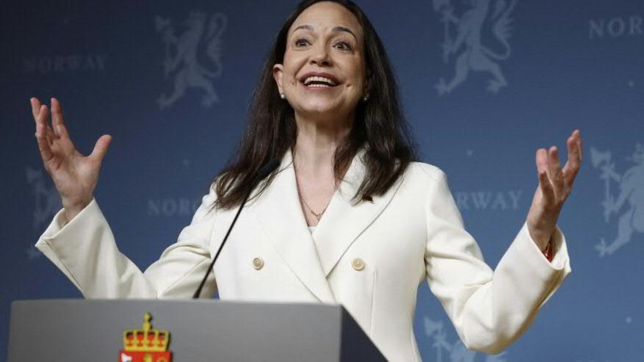 Friedensnobelpreisträgerin Machado tritt erstmals wieder öffentlich auf