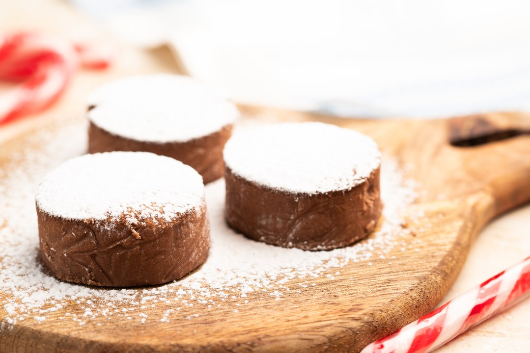 Mantecados de chocolate